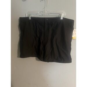 Croft & Barrow Women's Plus Size Black‎ Shorts 20W With Liner Casual NWT
